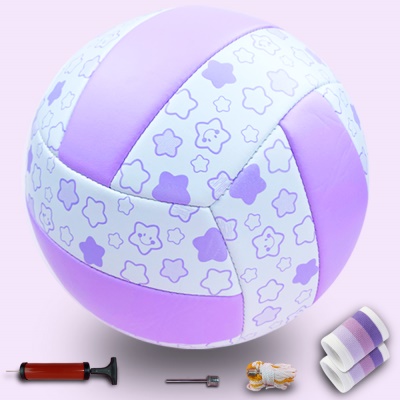 5号夜光紫星星【实惠款】中考专用 气针网兜护腕气筒