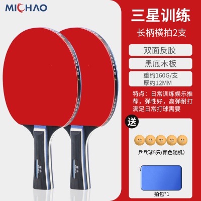 三星级训练款（横+横）5只三星球+拍包