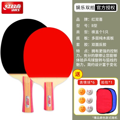 【儿童初学】横+直*送6只球1拍包