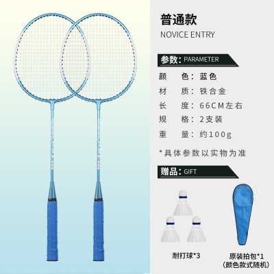 普通款蓝色2支+3尼龙球+1包