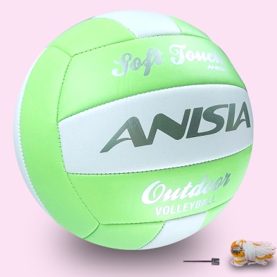 5号苹果绿（不发光)入门款 中考专用 气针网兜