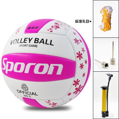 粉红白 送气针网兜+气筒