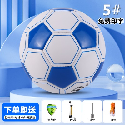 加厚防爆10岁以上5号蓝白块 送气筒气针网兜