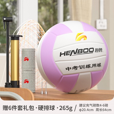 【5号标准球】 PU皮藤白，送护腕+气针+网兜+气筒