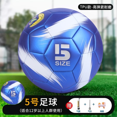 【5号】蓝色磨砂-新款升级加厚（气筒+网兜+气针）