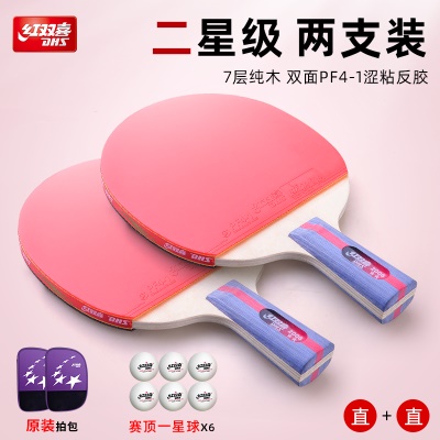 二星级（H2）直拍2支【进阶训练】