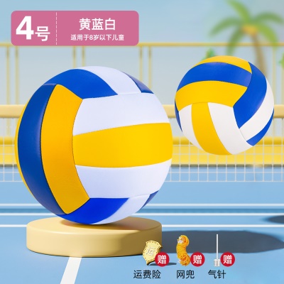 【4号】黄蓝白-加厚款--送网兜+气针