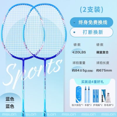 一体超轻碳素（蓝色2支）亮光漆系列