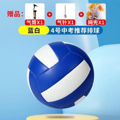 蓝白4号【送打气筒+气针+网兜】