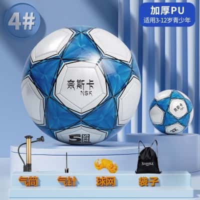 升级版【4号新款蓝色】防爆PU耐磨送袋子气针网兜气筒