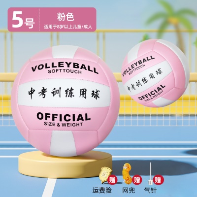 【5号粉色】马卡龙-加厚款--送网兜+气针