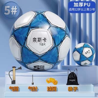 升级版【5号新款蓝色】防爆PU耐磨送袋子气针网兜气筒