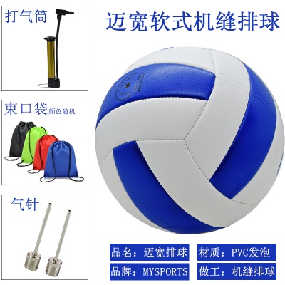 蓝白  送2针+束口袋+气筒