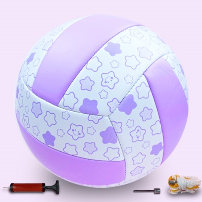 5号夜光紫星星【基础款】 中考专用 气针网兜气筒