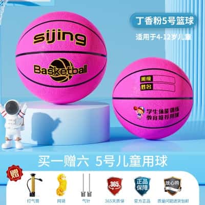 5号儿童用球-丁香粉【4-12岁推荐】（买一赠六*质保366天）