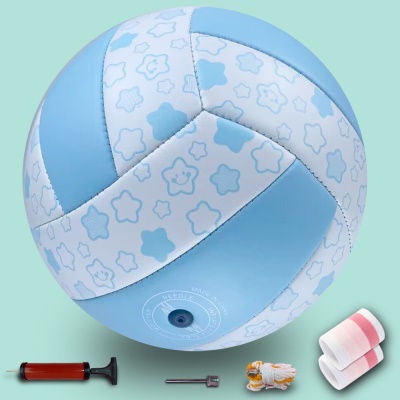 5号夜光蓝星星【实惠款】中考专用 气针网兜护腕气筒