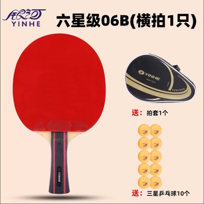 六星06B横板长手柄（拍套+三星球10粒）